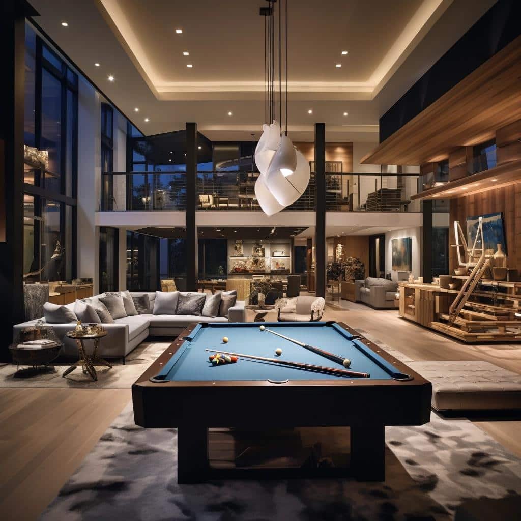 pool-table-living-room