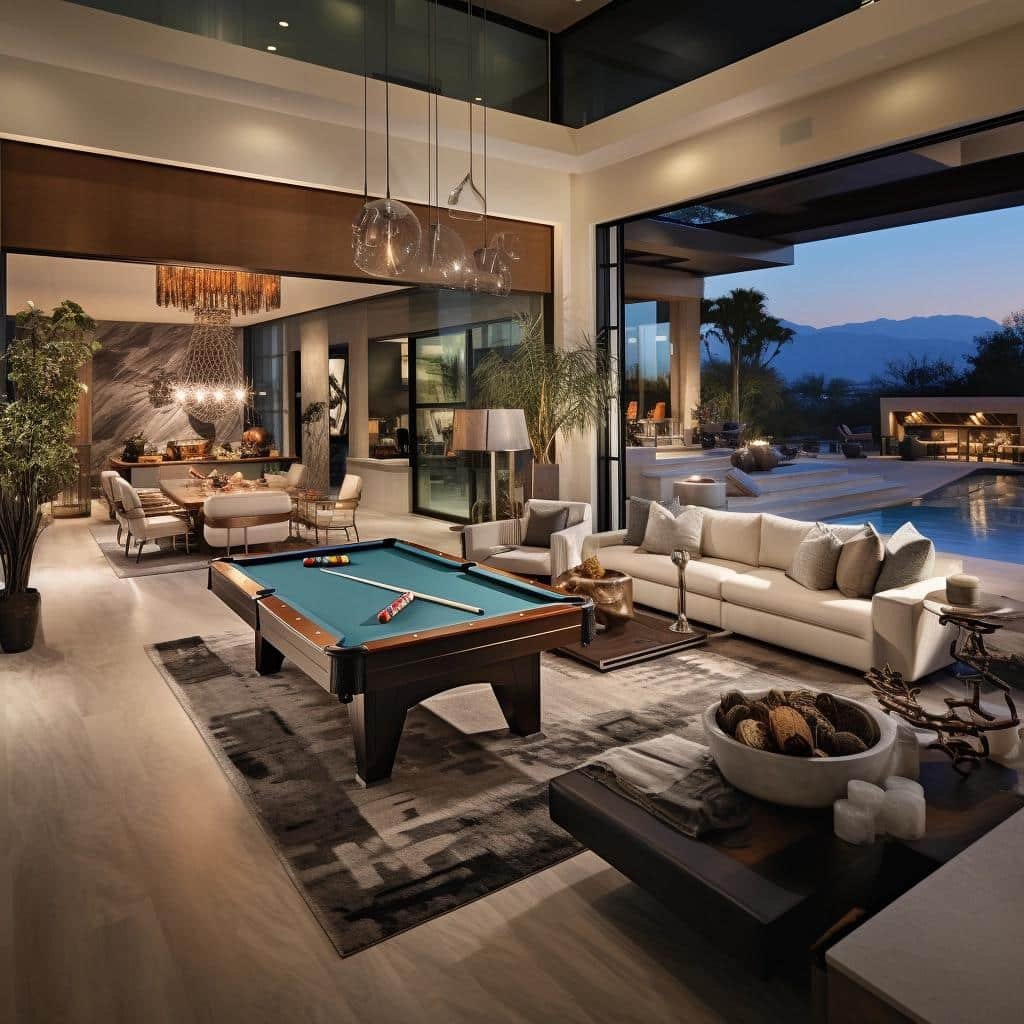 pool-table-living-room