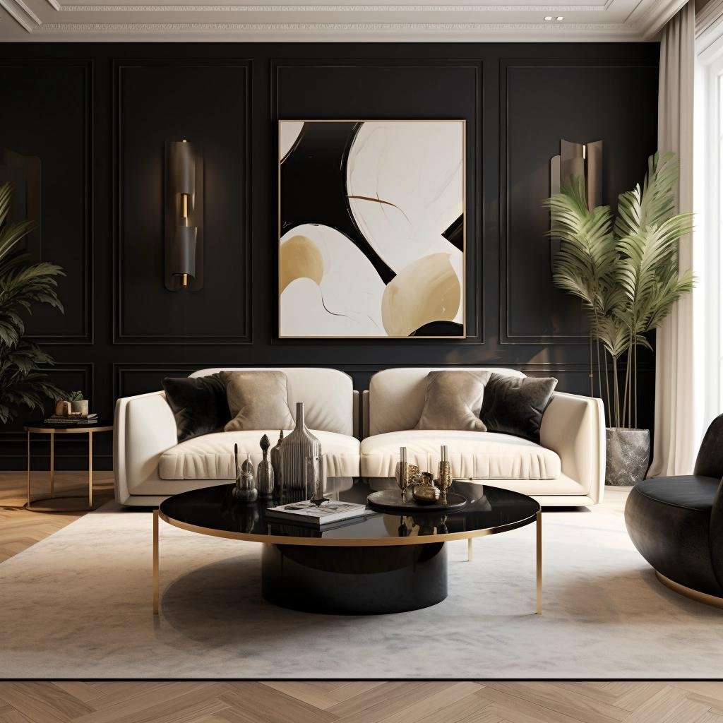black-and-beige-living-room-ideas