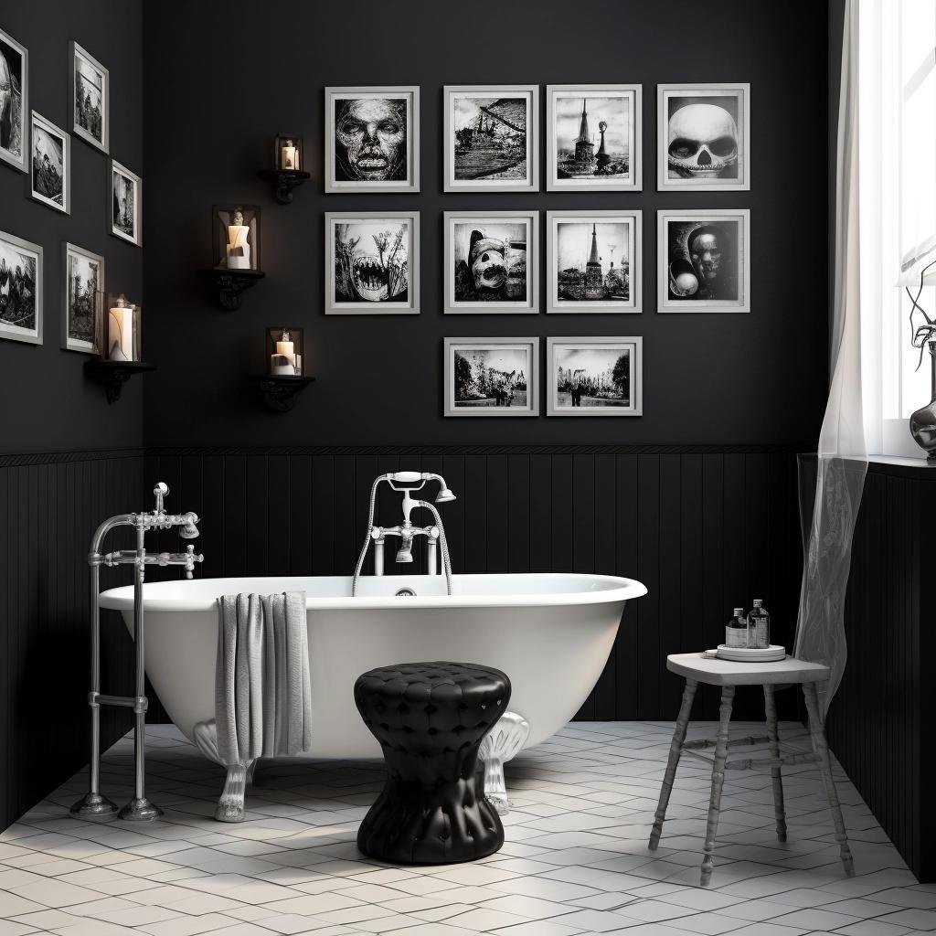 black-and-white-bathroom-wall-decor