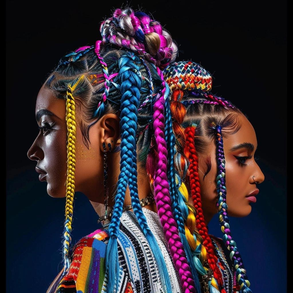 Unexpected Hair Transformations: Discover the Top 5 Secrets to Effortlessly Chic Color Peekaboo Braids.