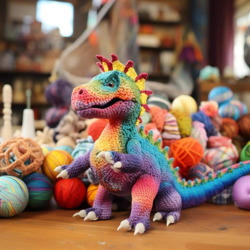 crochet-dinosaur