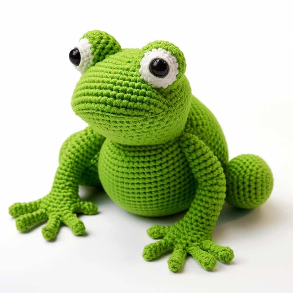 crochet-frog
