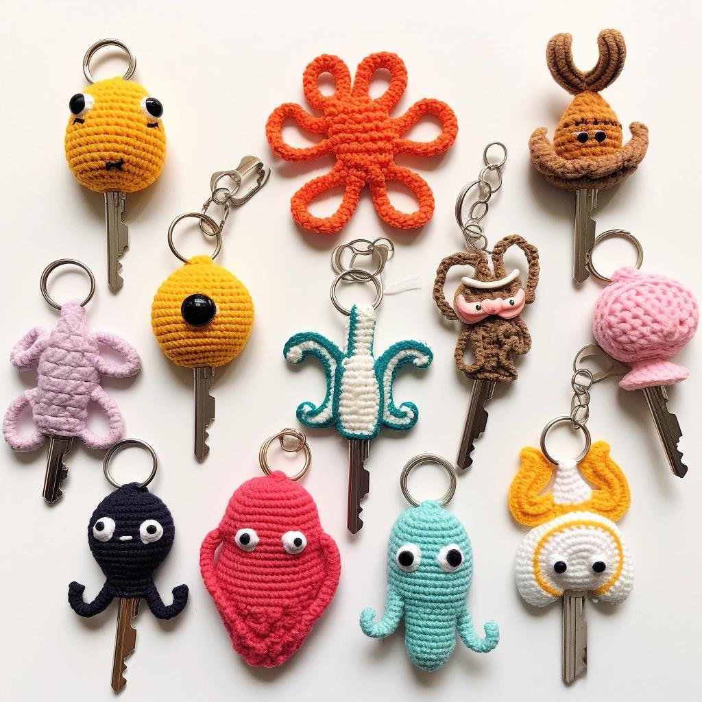 crochet-keychain