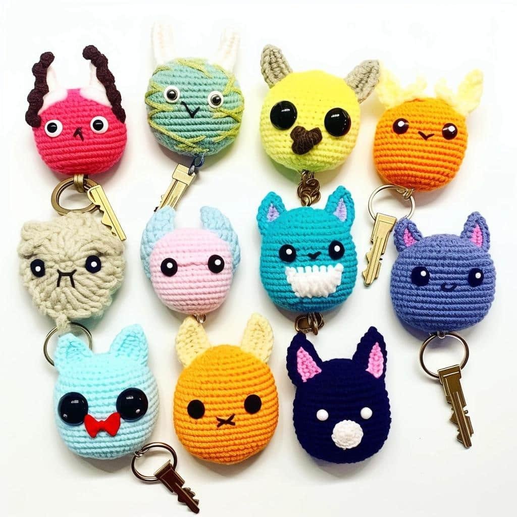 crochet-keychain
