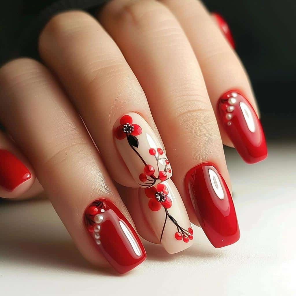 fashion-models-of-red-decorated-nails-to-bet-on