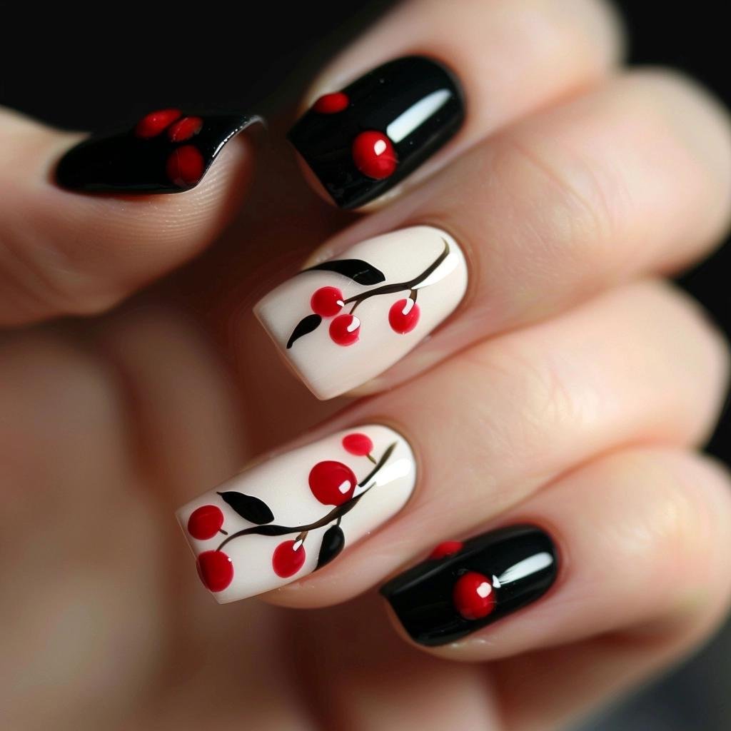 fashion-models-of-red-decorated-nails-to-bet-on