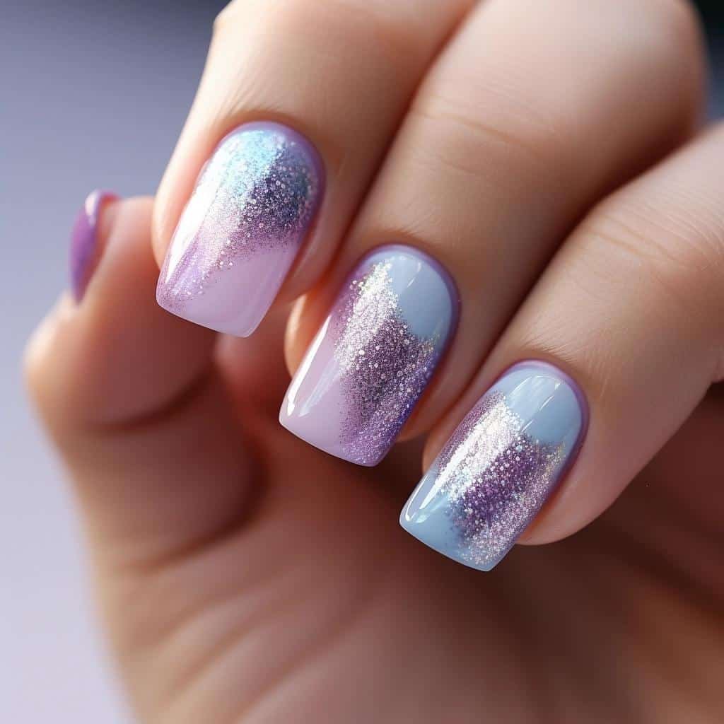 51+ Ombre Nails With Glitter: From Subtle To Stunning - TheFab20s | Ombre  nails, Ombre gel nails, Glitter gel nail designs