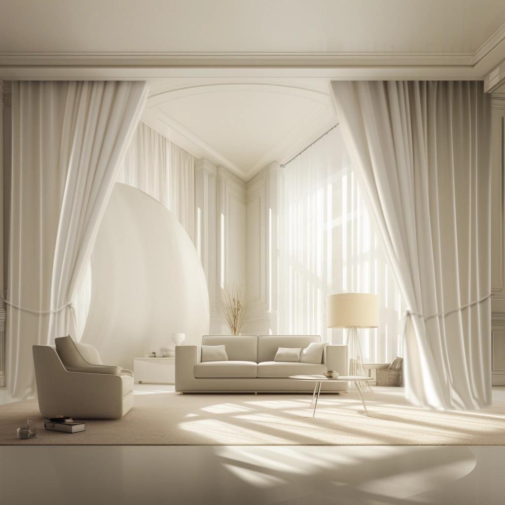modern-white-curtains-for-living-room