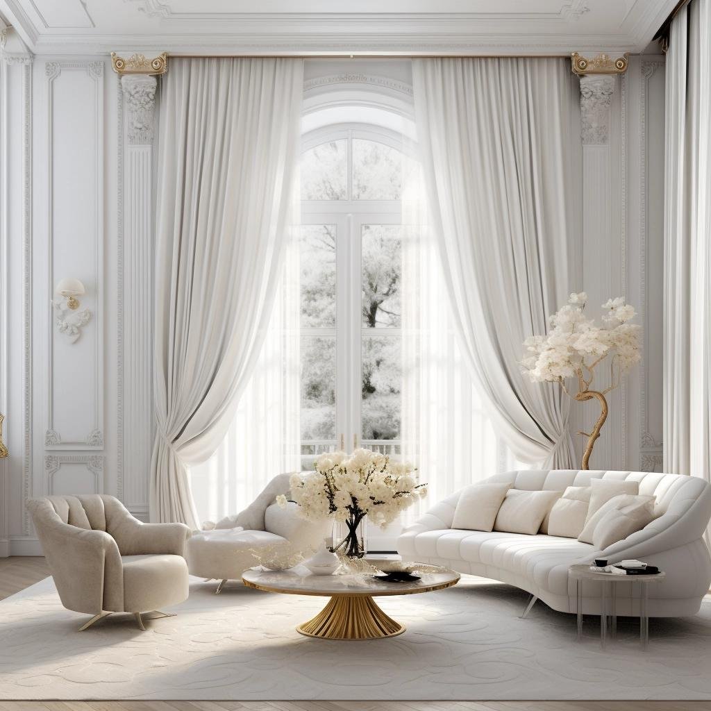 modern-white-curtains-for-living-room