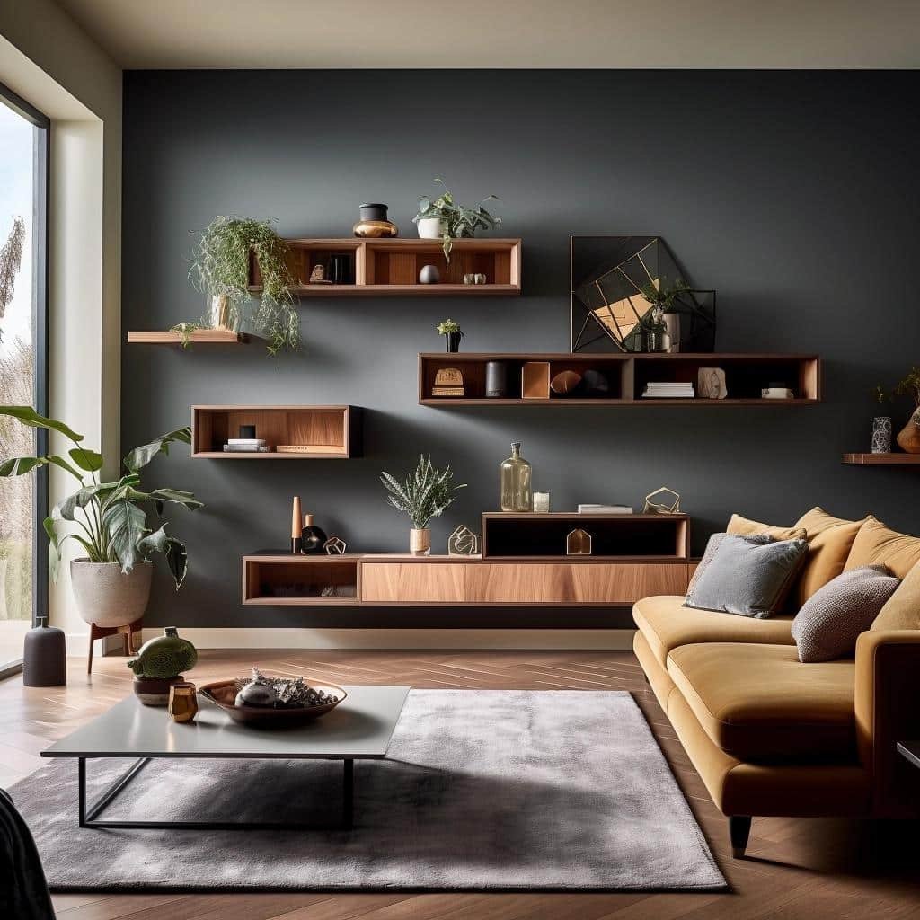 shelves-for-living-room-modern