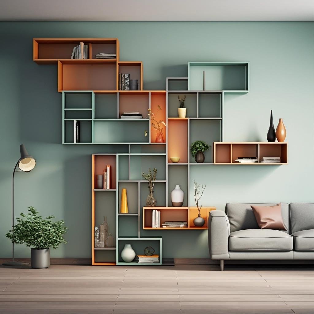 shelves-for-living-room-modern