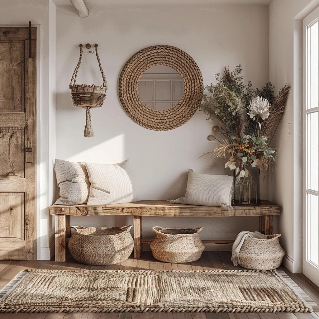 how-to-style-your-entryway-with-rustic-charm