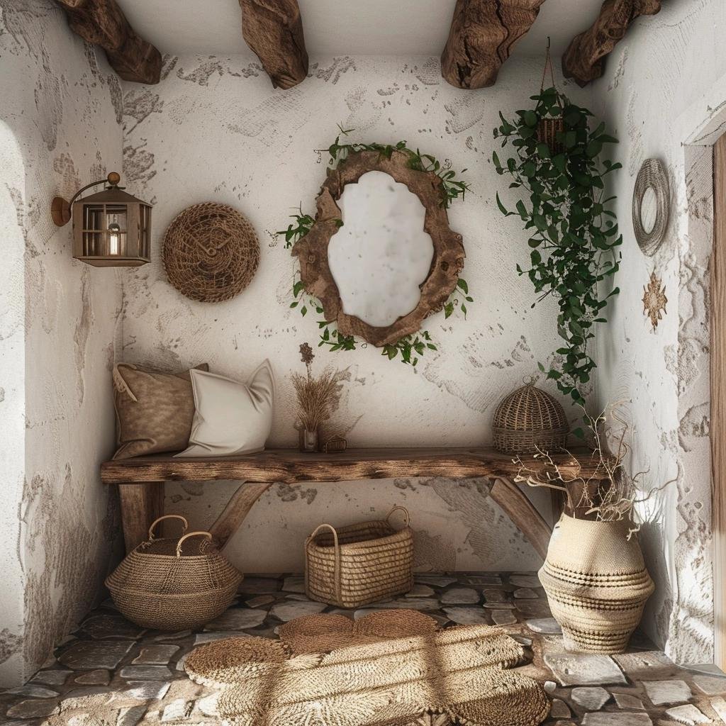 how-to-style-your-entryway-with-rustic-charm