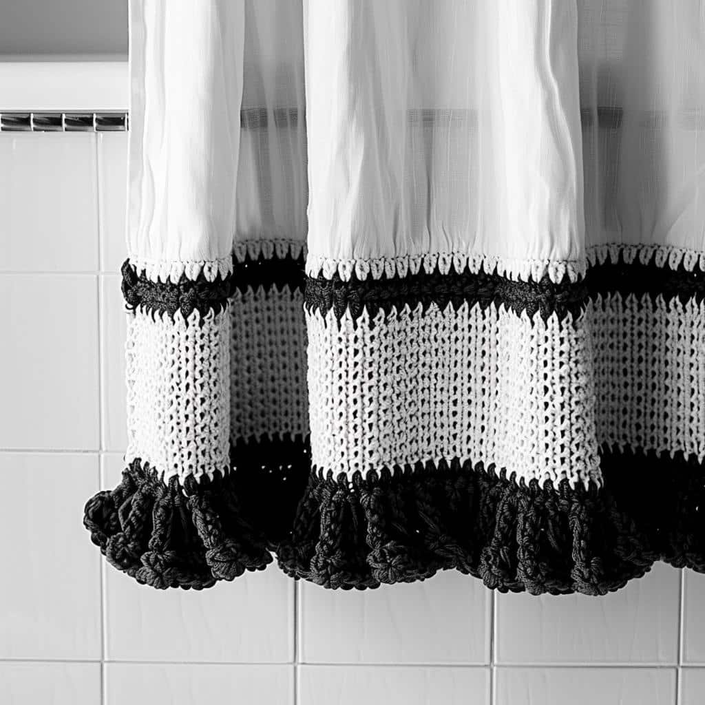 black-and-white-shower-curtain