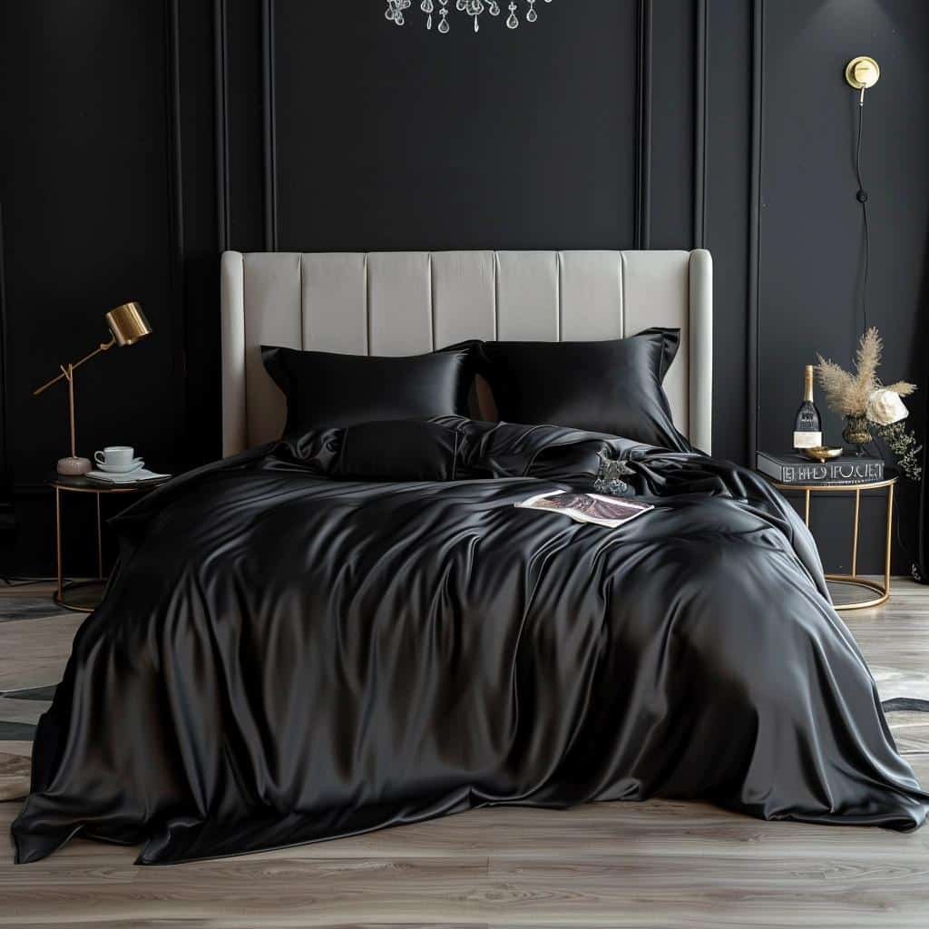 black-bed-sheets