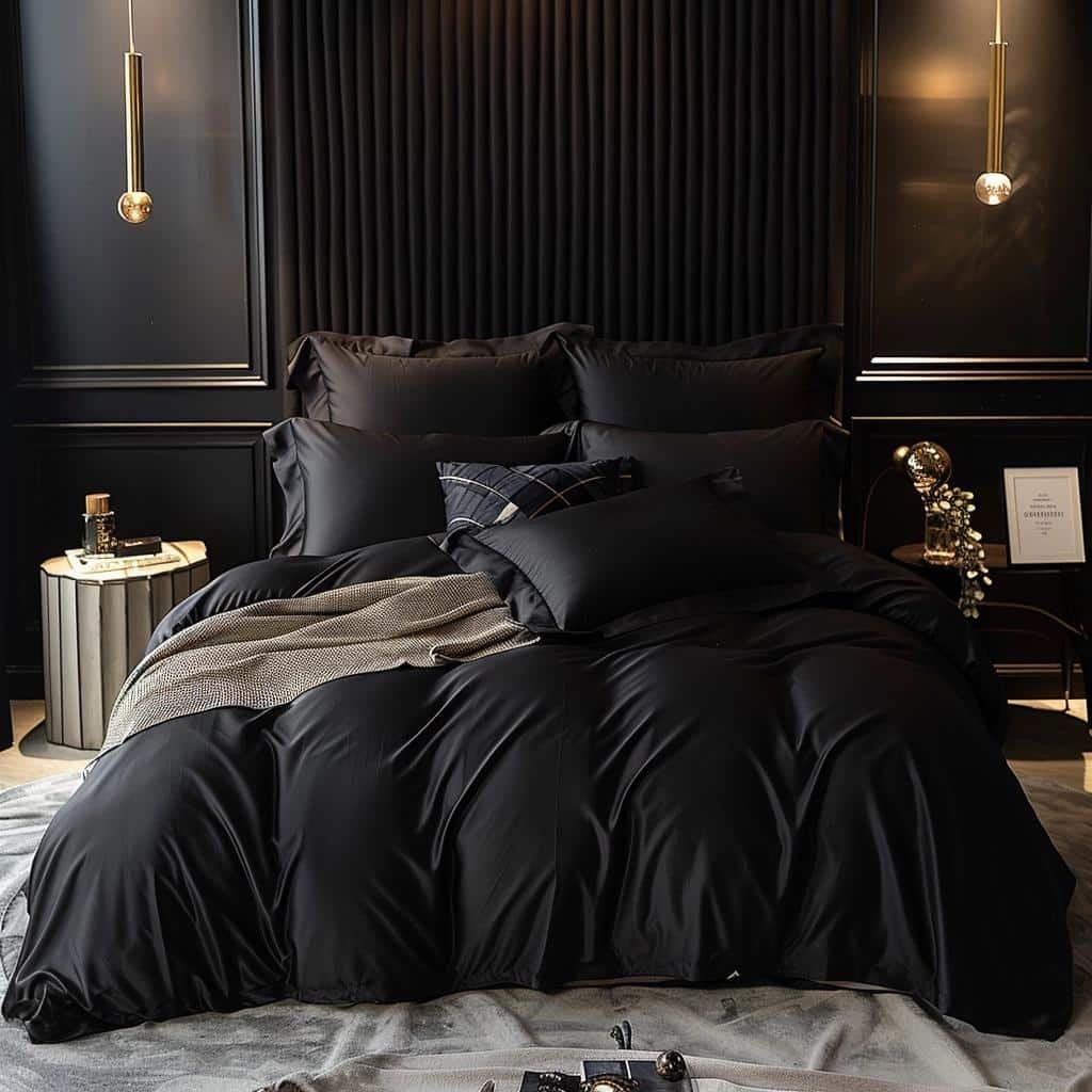 black-bed-sheets
