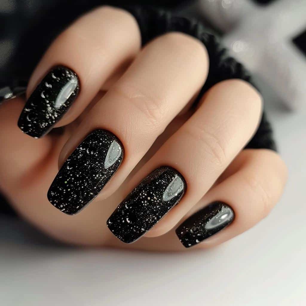 black-nails-with-glitter-photos-of-perfect
