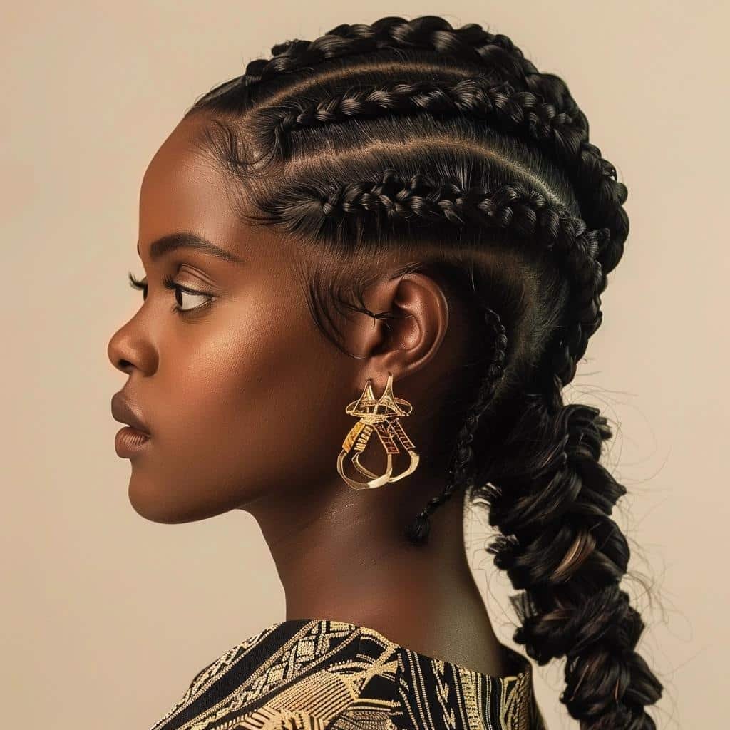 different-colored-braids