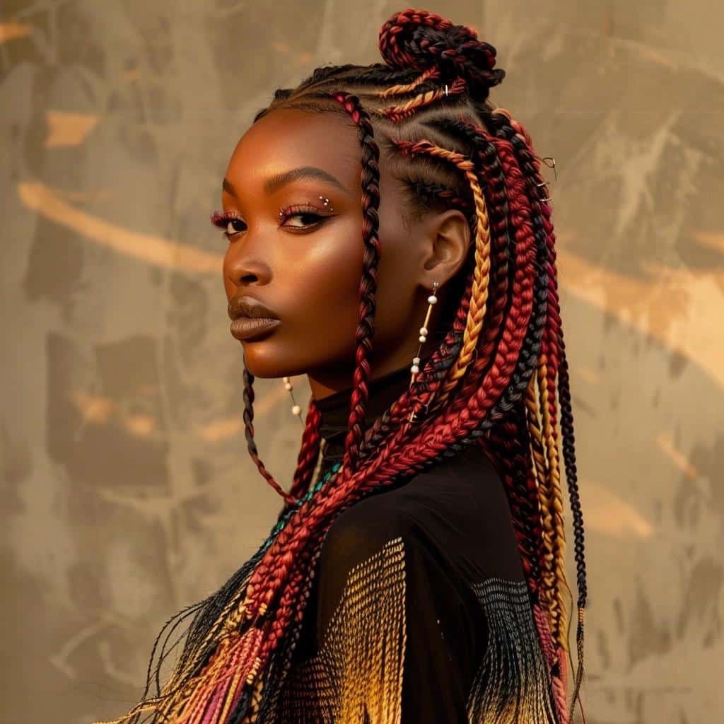 ombre-colored-braiding-hair