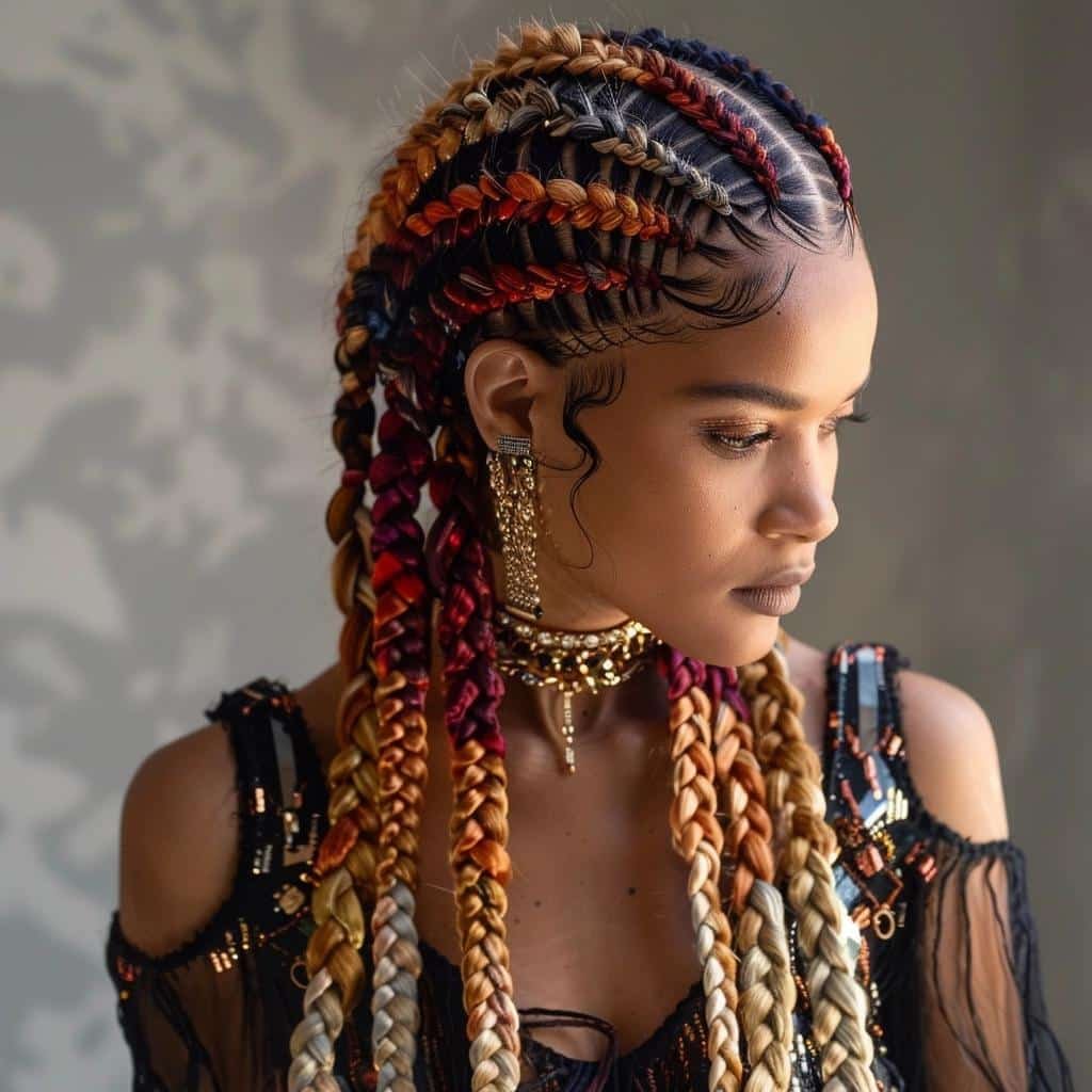 ombre-colored-braiding-hair
