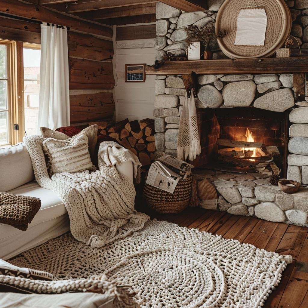 stacked-stone-fireplace