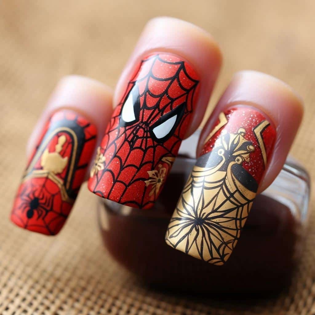 5-cool-spiderman-nails-designs-to-try