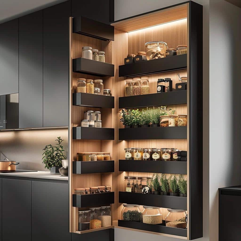5 Functional Spice Rack Cabinets for Small Kitchens