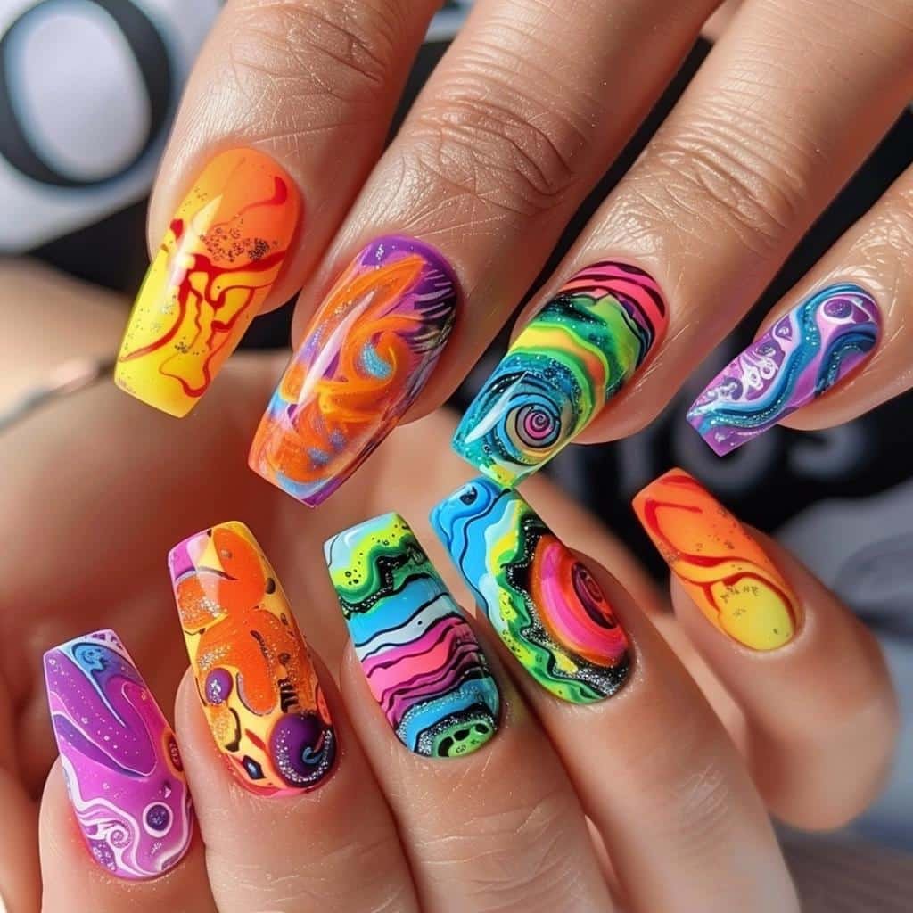 5 Stunning Bright Summer Nails Trends for 2024