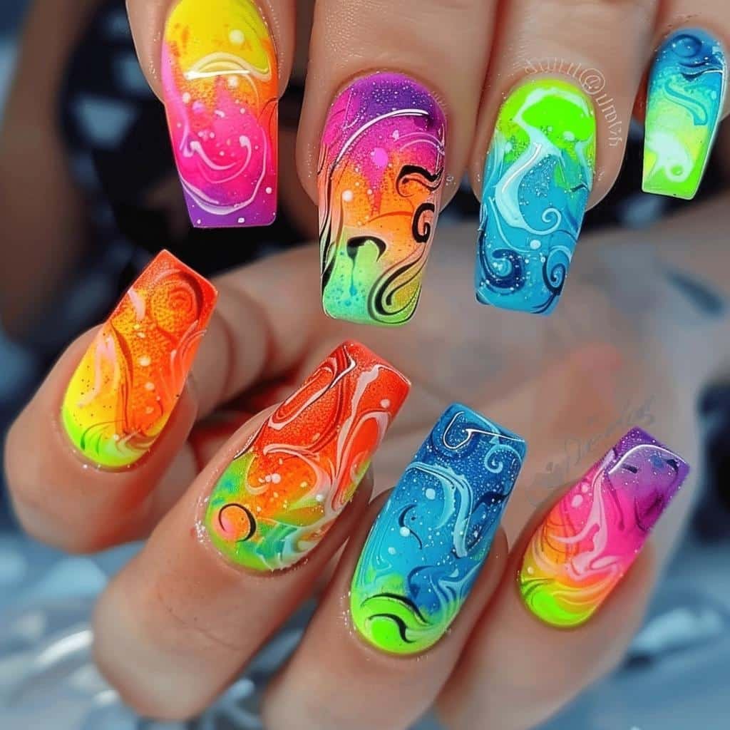 5 Stunning Bright Summer Nails Trends for 2024