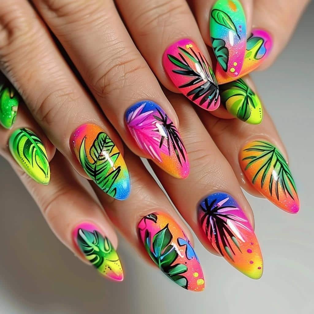 5 Stunning Bright Summer Nails Trends for 2024