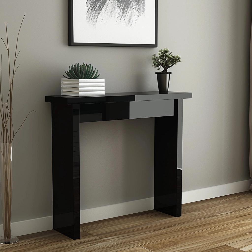 7 Elegant Black Console Tables for Tiny Areas