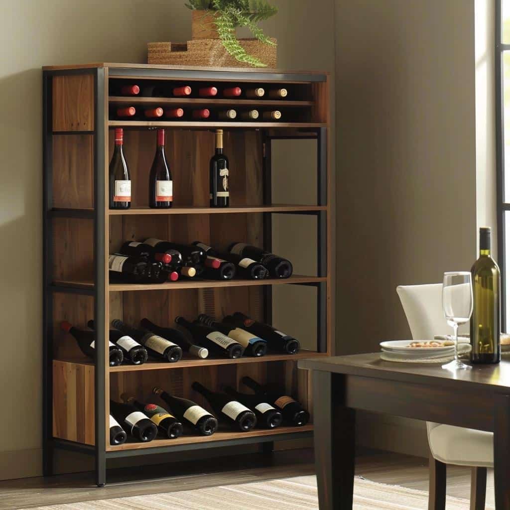 7 Space-Saving Wine Rack Cabinets for Tiny Rooms