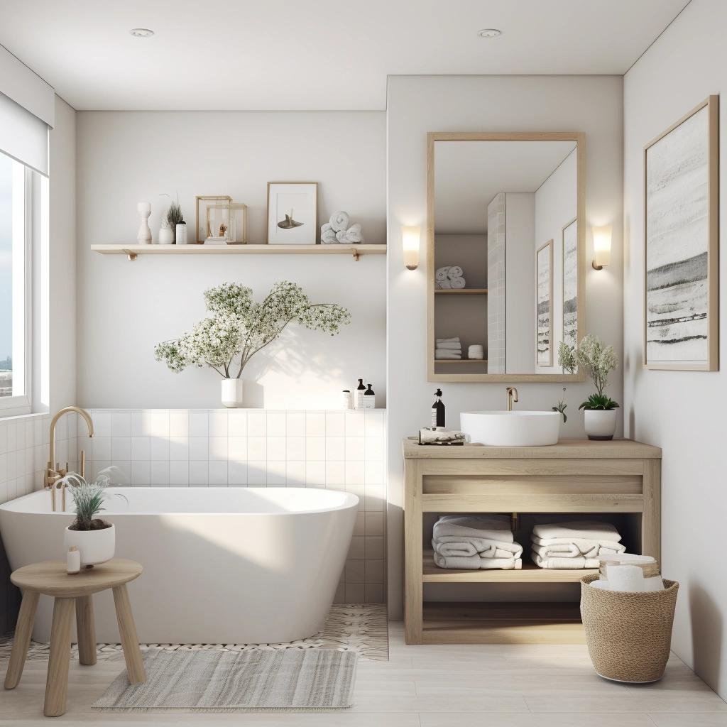 Beautifully Decorated Small Bathrooms: 3 Key Tips