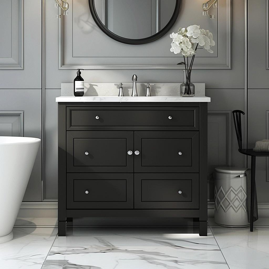 Choosing the Perfect Black Bathroom Vanity for a Chic Look