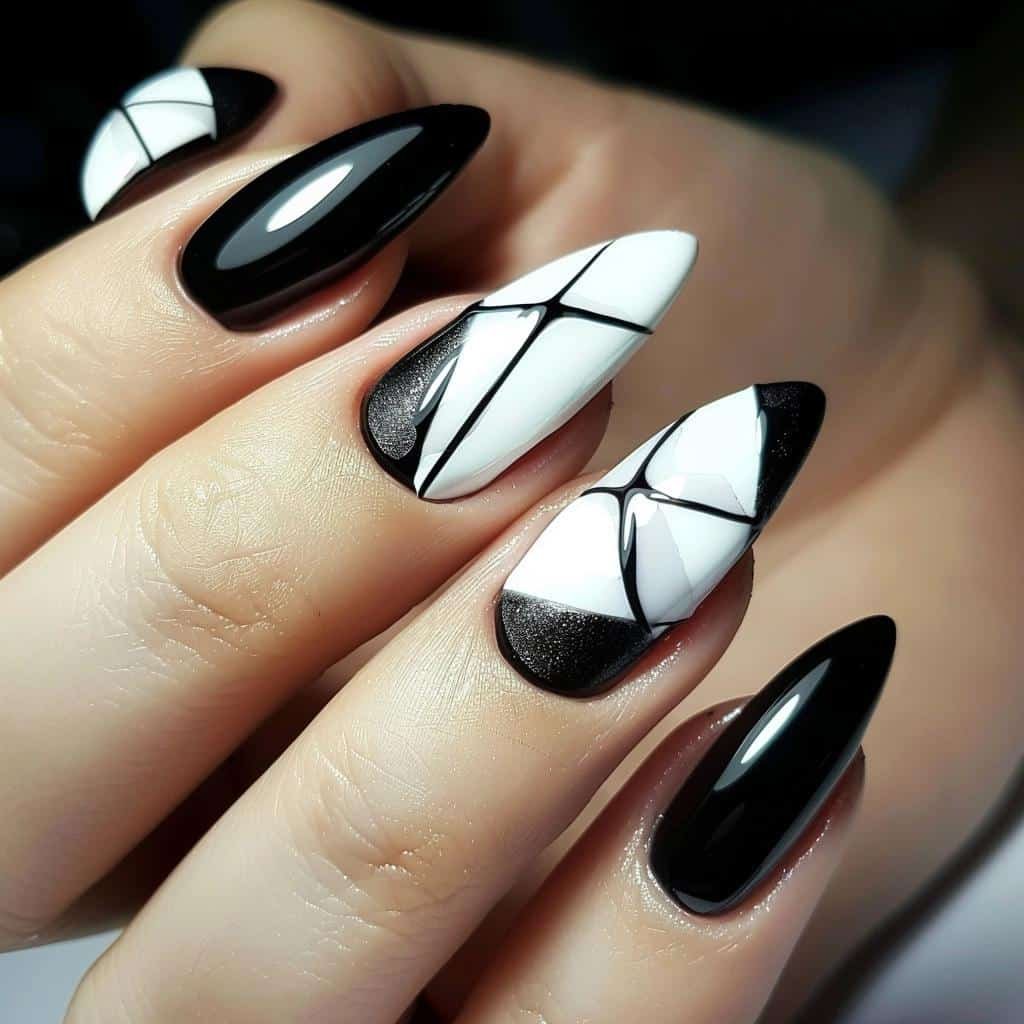 creating-striking-contrasts-with-black-and-white-nail-designs