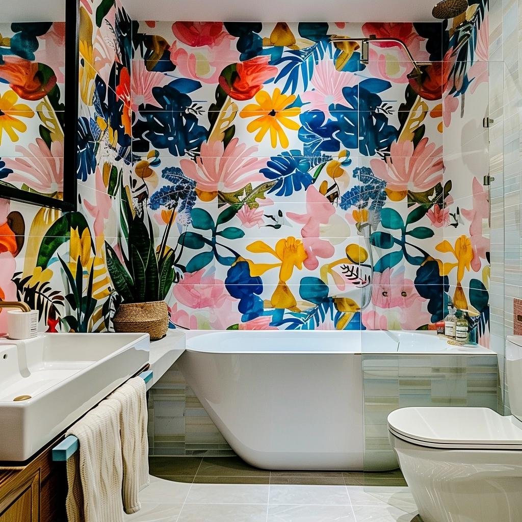 diy-guide-installing-bathroom-wallpaper-for-a-fresh-look