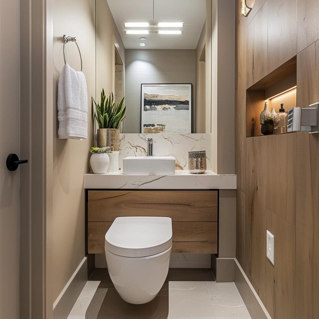 Making the Most of a Half Bathroom with Smart Design Choices