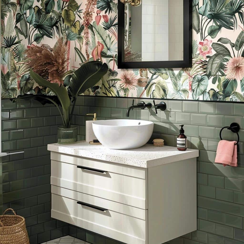 styling-tips-for-bathroom-wallpaper-making-a-statement