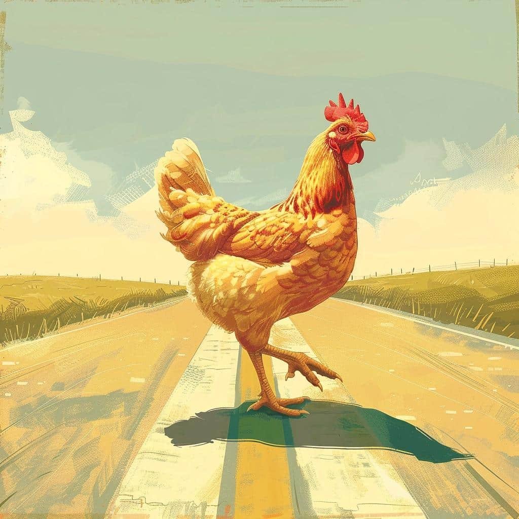 The Famous Query Why Did The Chicken Cross The Road Módulo21 American 1459