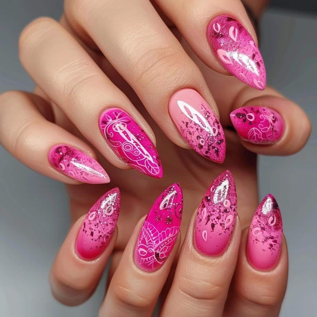 Top 10 Stunning Pink Nail Designs to Try in 2024