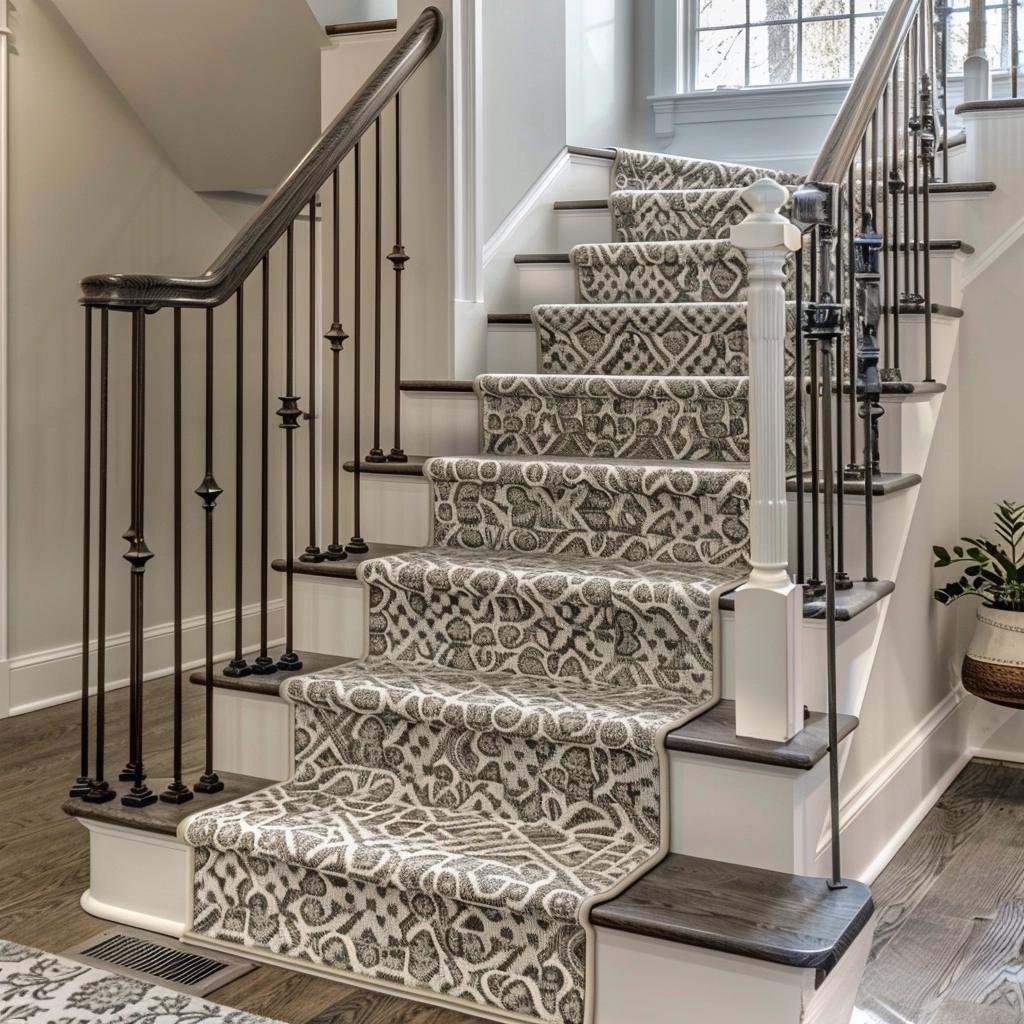 Transform Your Staircase With These 2024 Stair Runner Carpet Secrets.