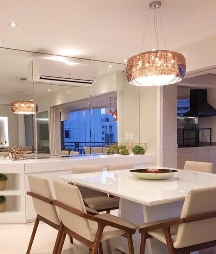 Beautiful crystal chrome chandelier pendant for dining room.