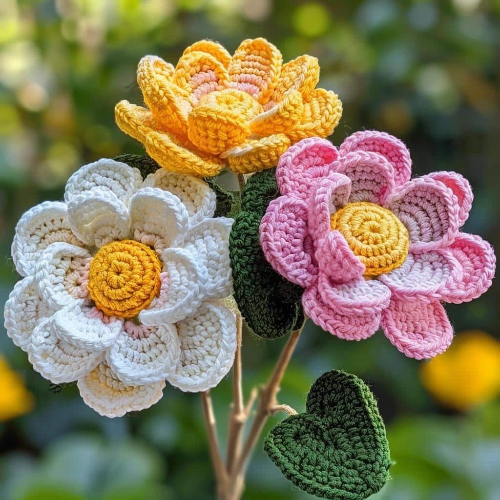 3-beautiful-crochet-flower-bouquets