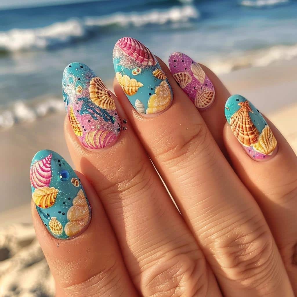 3 Easy Beach Nails Designs You Can Do at Home