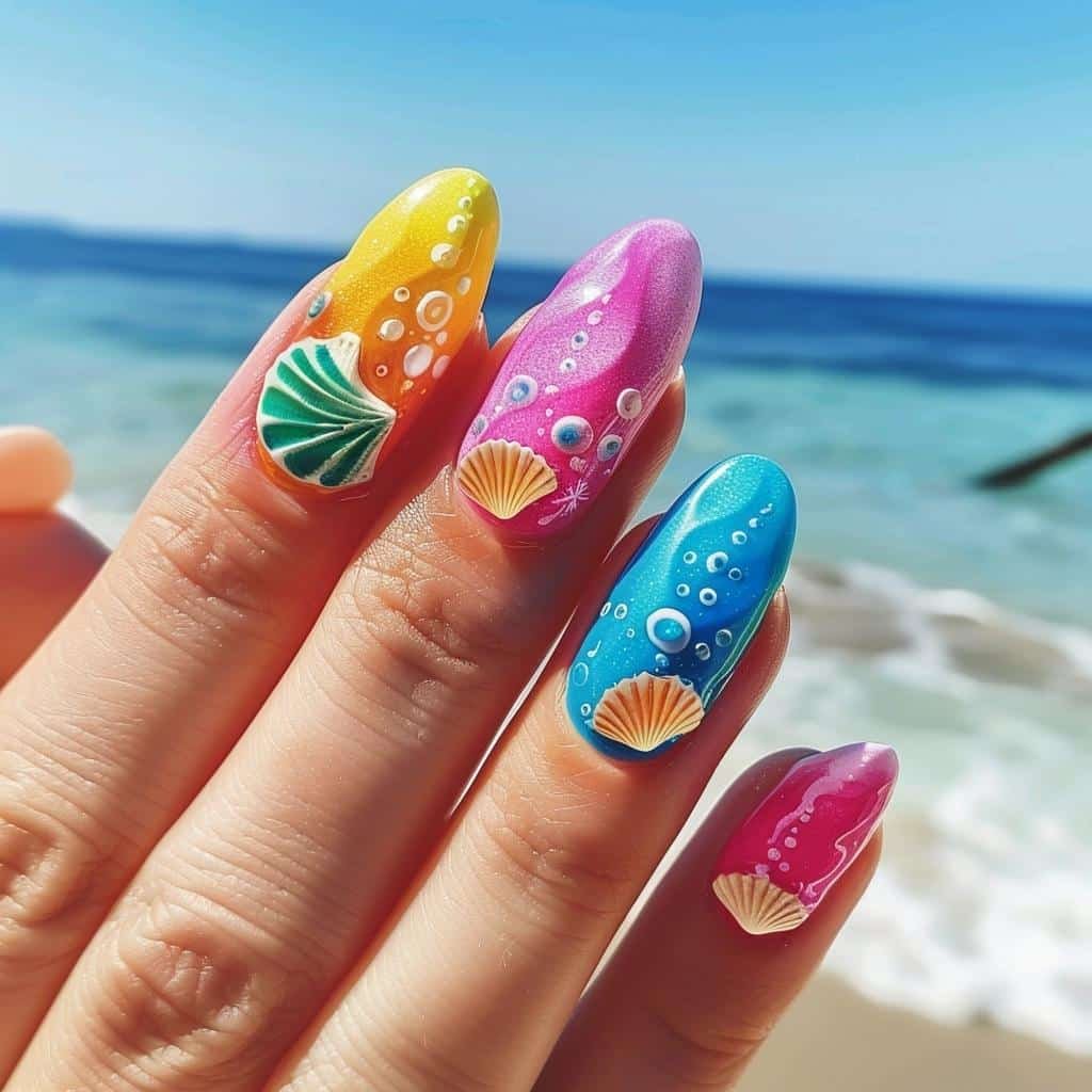 3 Easy Beach Nails Designs You Can Do at Home