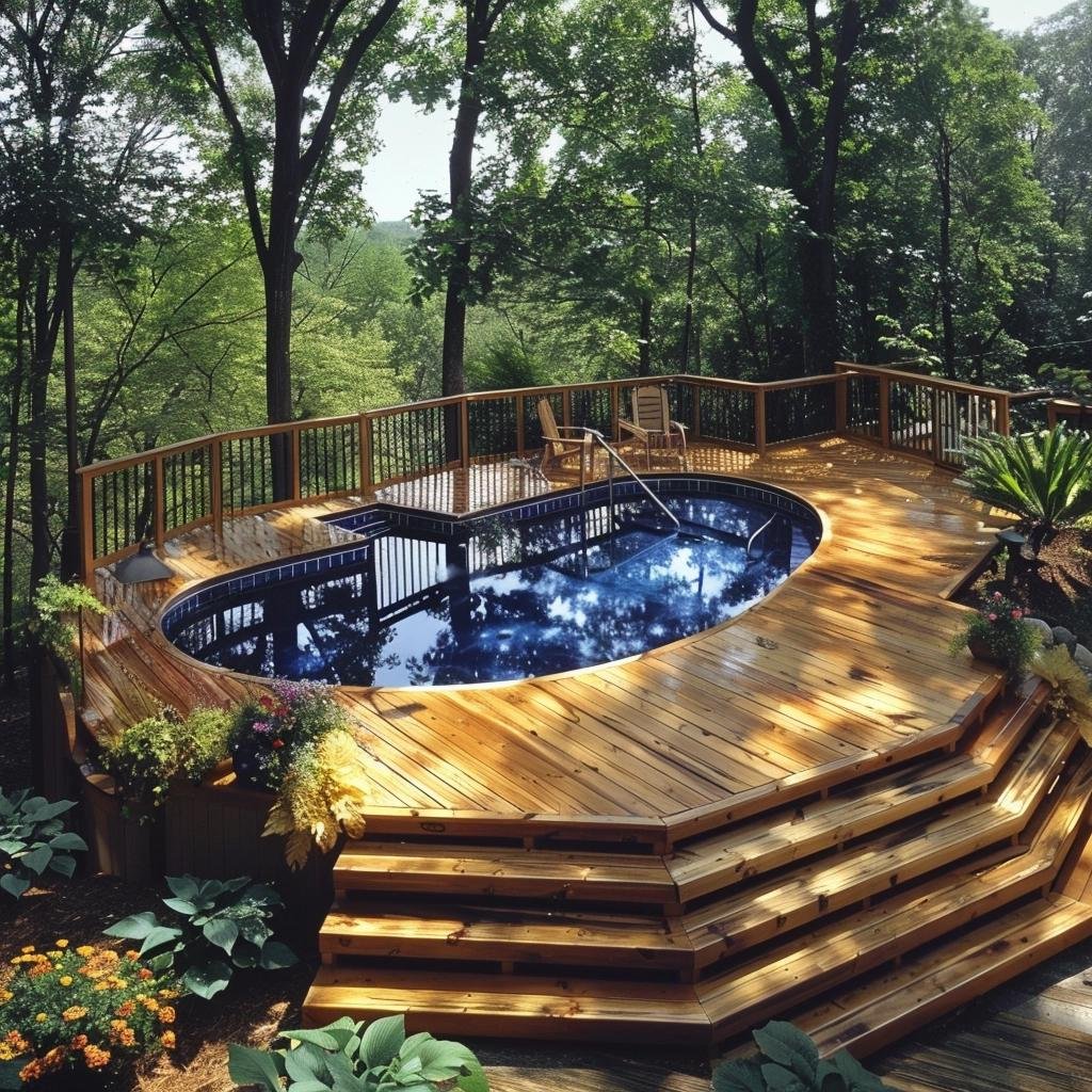 5 Budget-Friendly Above Ground Pool Deck Ideas