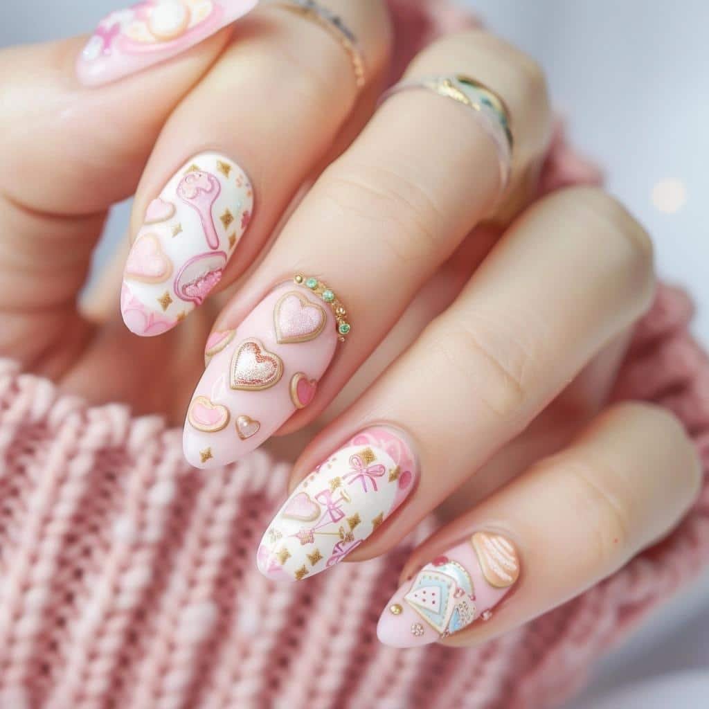 5-cute-pink-valentines-day-nails-for-a-lovely-look