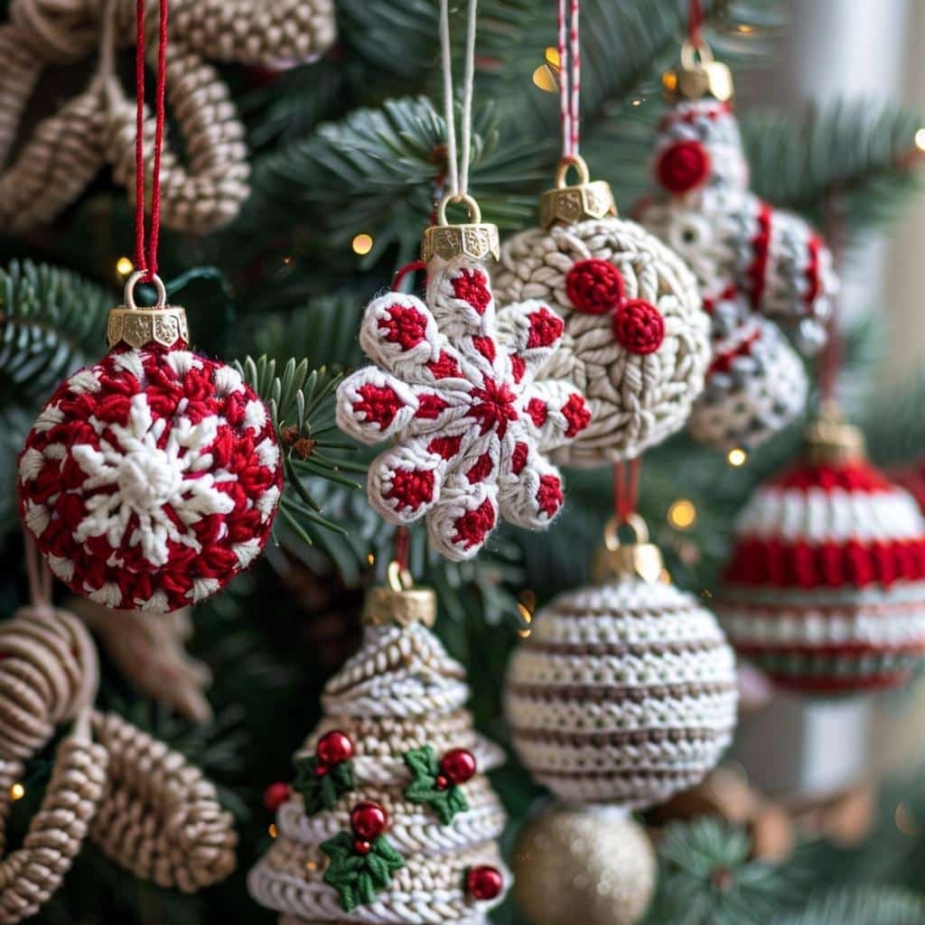 5-festive-crochet-christmas-ornaments-to-make