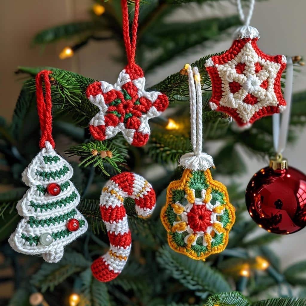 5-festive-crochet-christmas-ornaments-to-make